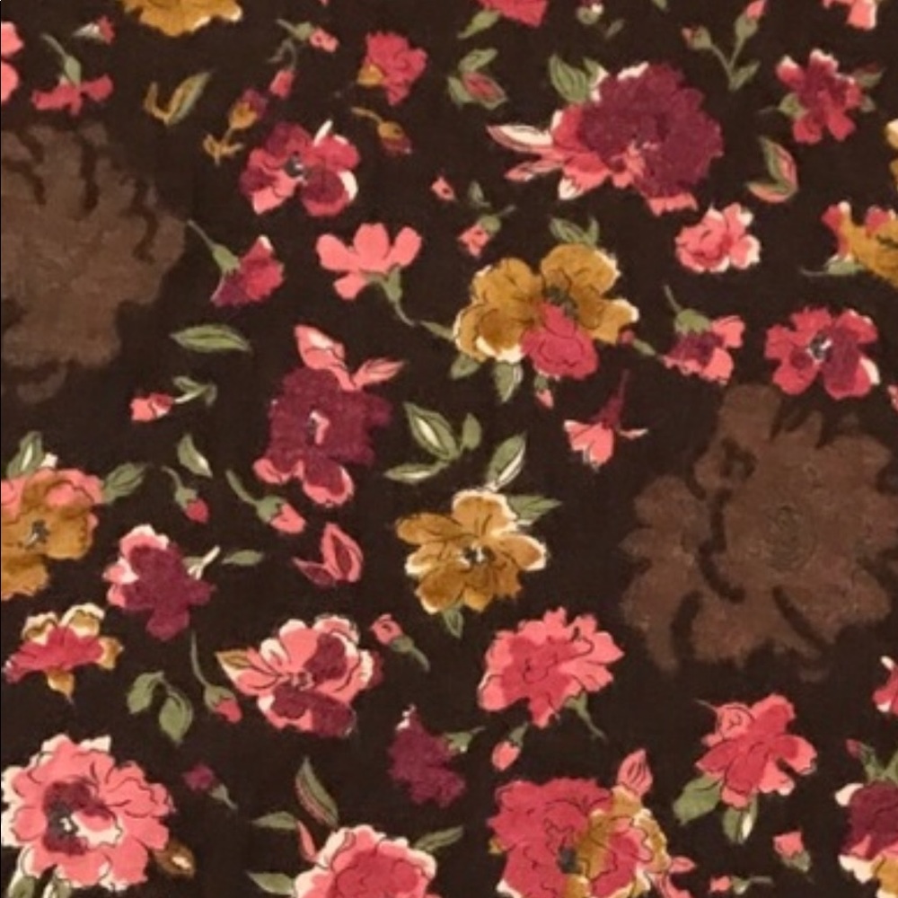 Elastic waist flirty floral drape skirt or dress